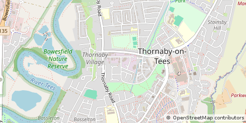 Map of Stockton-on-Tees, Stockton On Tees