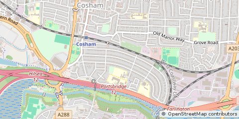 Map of Portsmouth, Hampshire