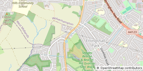 Map of Wolverhampton