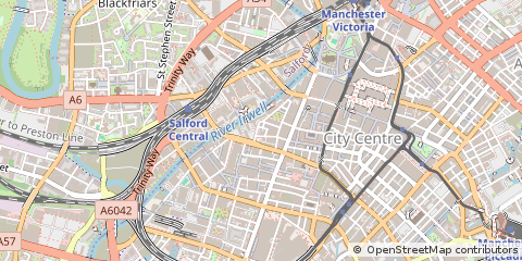 Map of Manchester