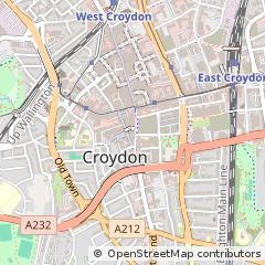 Map of Croydon
