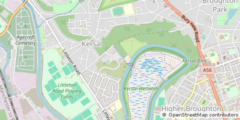 Map of Salford