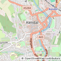 Map of Kendal, Cumbria