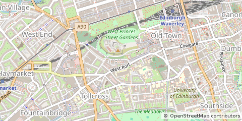 Map of Edinburgh