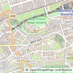 Map of Edinburgh
