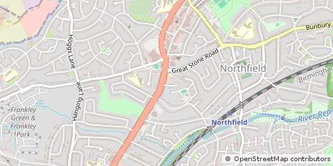 Map of Birmingham, West Midlands