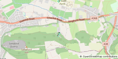 Map of Winscombe, North Somerset