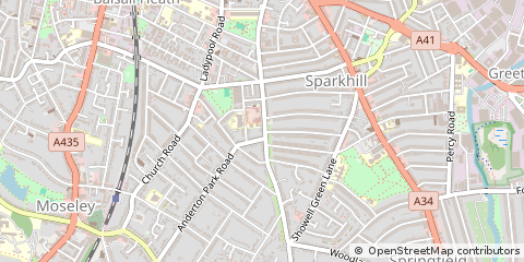 Map of Birmingham