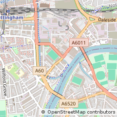 Map of Nottingham