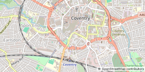 Map of Coventry