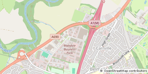 Map of Durham