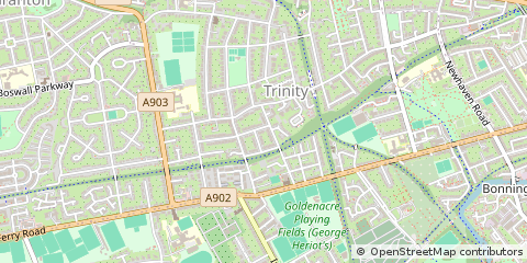 Map of Edinburgh