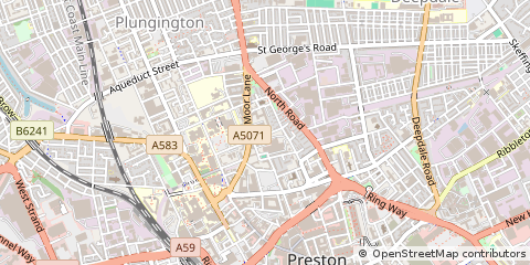Map of Preston