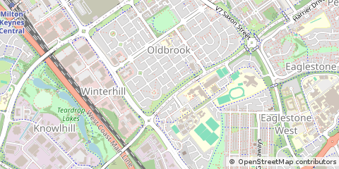 Map of Milton Keynes
