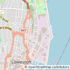 Map of Lowestoft