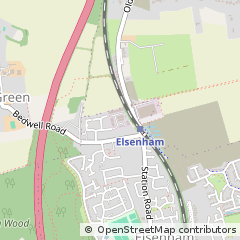 Map of Bishops Stortford, Essex