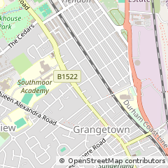 Map of Sunderland