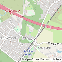 Map of ST. Albans, Hertfordshire
