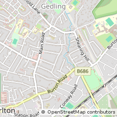 Map of Nottingham
