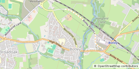 Map of Botley, Hampshire