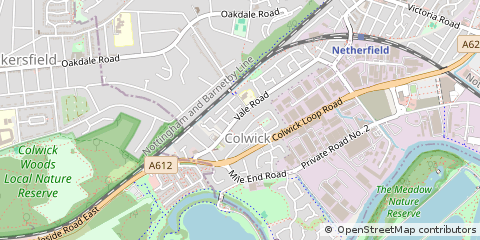 Map of Nottingham