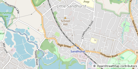 Map of Sandhurst