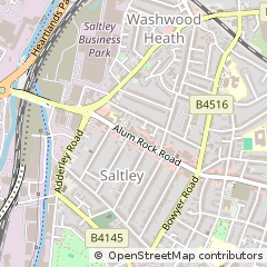 Map of Birmingham, West Midlands