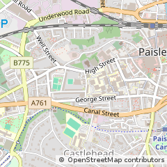 Map of Paisley