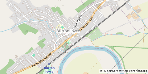 Map of Nottingham, Nottinghamshire
