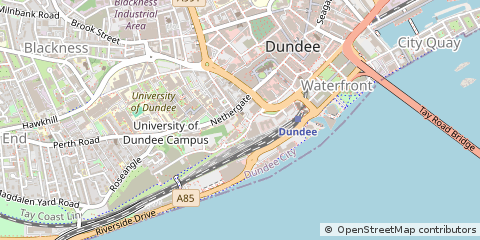 Map of Dundee