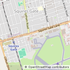 Map of Blackpool, Lancs