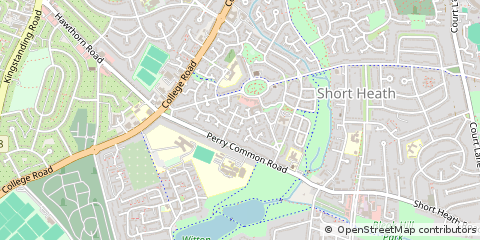 Map of Birmingham, Warwickshire