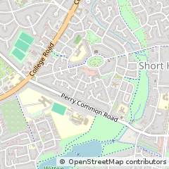 Map of Birmingham, Warwickshire
