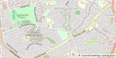 Map of Nottingham