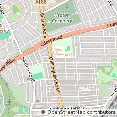 Map of Newcastle Upon Tyne