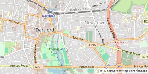 Map of Dartford