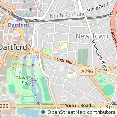 Map of Dartford