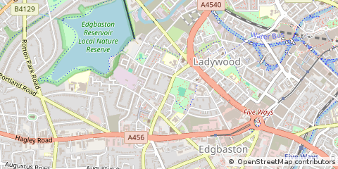 Map of Birmingham