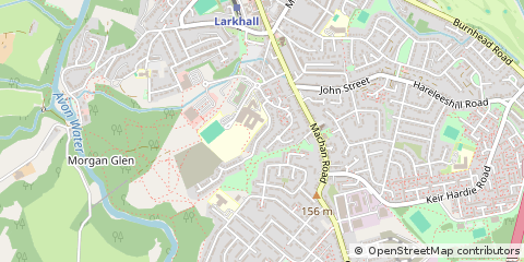Map of Larkhall