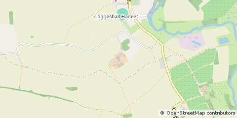 Map of Coggeshall, Essex