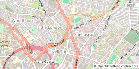 Map of Leeds