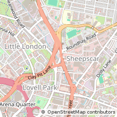 Map of Leeds