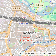 Map of Reading, Berkshire