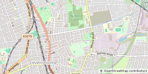 Map of Manchester, Greater Manchester