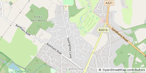 Map of Wokingham