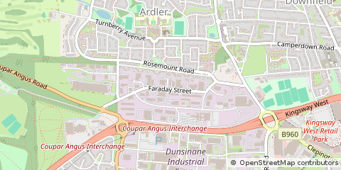 Map of Dundee