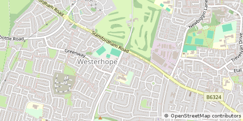 Map of Newcastle