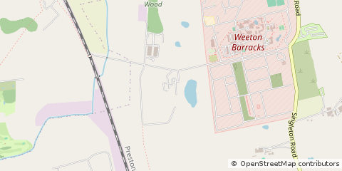 Map of Preston, Lanchashire