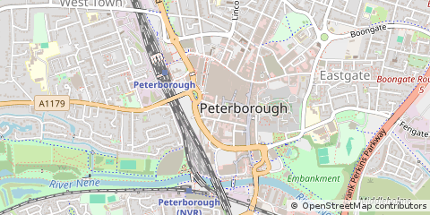Map of Peterborough