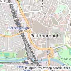 Map of Peterborough